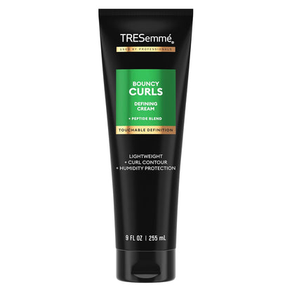 TRESemme_Defining_Cream_1_ct_Bouncy_Curls_for_Lightweight_+_Curl_Control_+_Humidity_Protection,_with_Peptide_Blend,_9_fl_oz