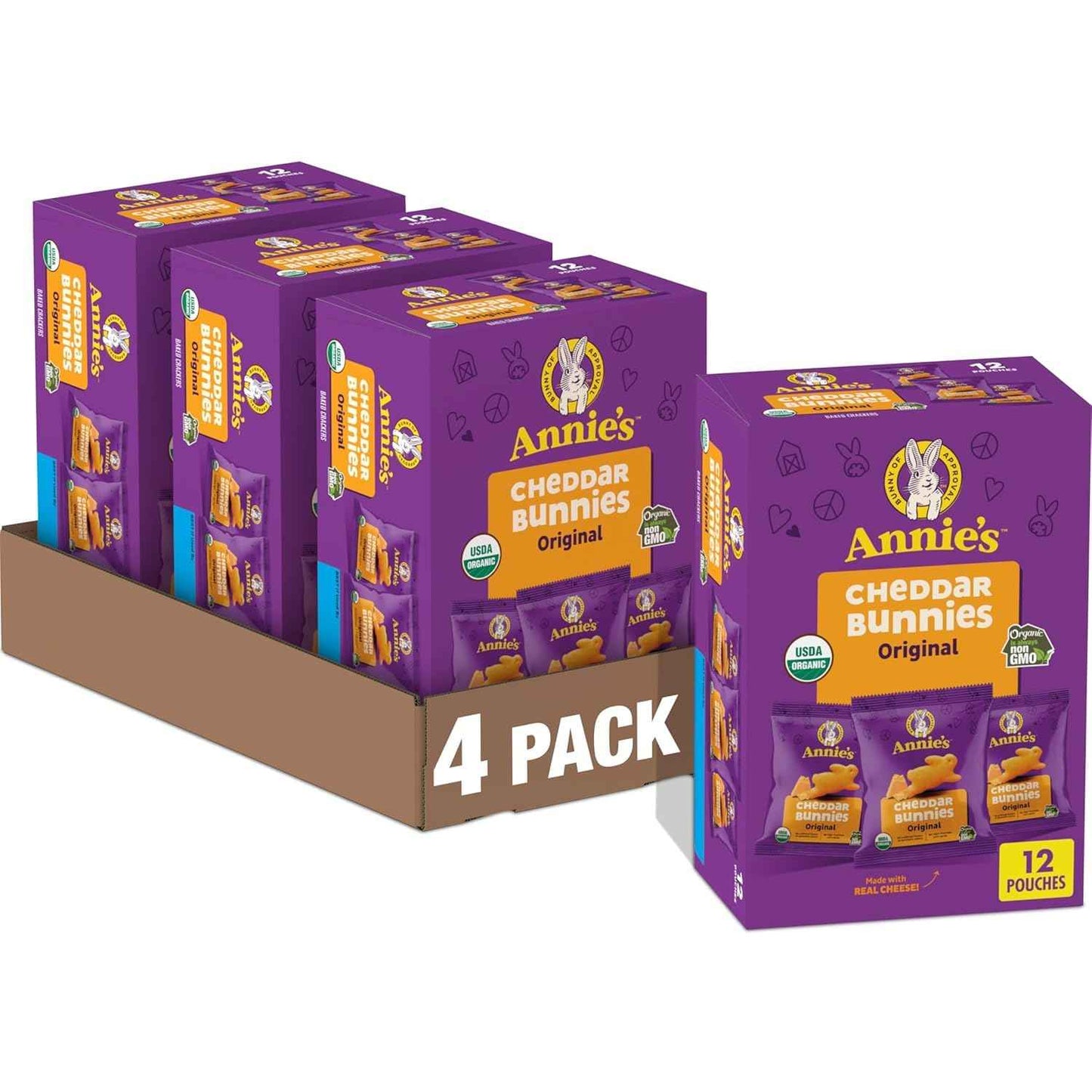 Annie's Organic Bunny Grahams Snacks, Neapolitan, 7.5 oz - Easter Day