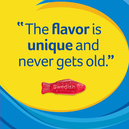 SWEDISH FISH Soft & Chewy Gummy Candy, Bulk Candy, 5 lb