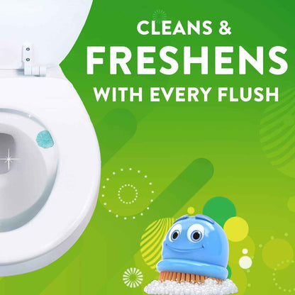 Scrubbing Bubbles Fresh Gel Toilet Bowl Cleaning Stamps Refills, Helps Keep Toilet Clean and Helps Prevent Limescale & Rings, Rainshower Scent