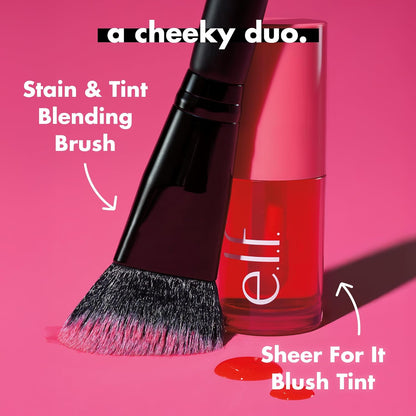 e.l.f._Sheer_For_It_Blush_Tint,_Multi-Use,_Long-Lasting_Lip_&_Cheek_Makeup,_Creates_A_Natural_Flush_Finish,_Vegan_&_Cruelty-Free,_Left_On_Red