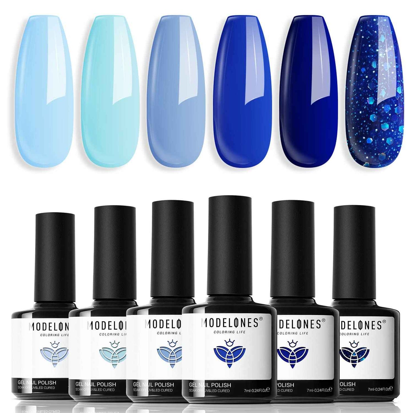 modelones Cat Eye Magnet Set, Heart French Cateye Gel Polish Nail Tools Kit Dual-Head 3 IN One Magnets Pen Heart Round Square Flower Glassy Moon Multi Effect Nail Art Designs Home DIY Salon Use