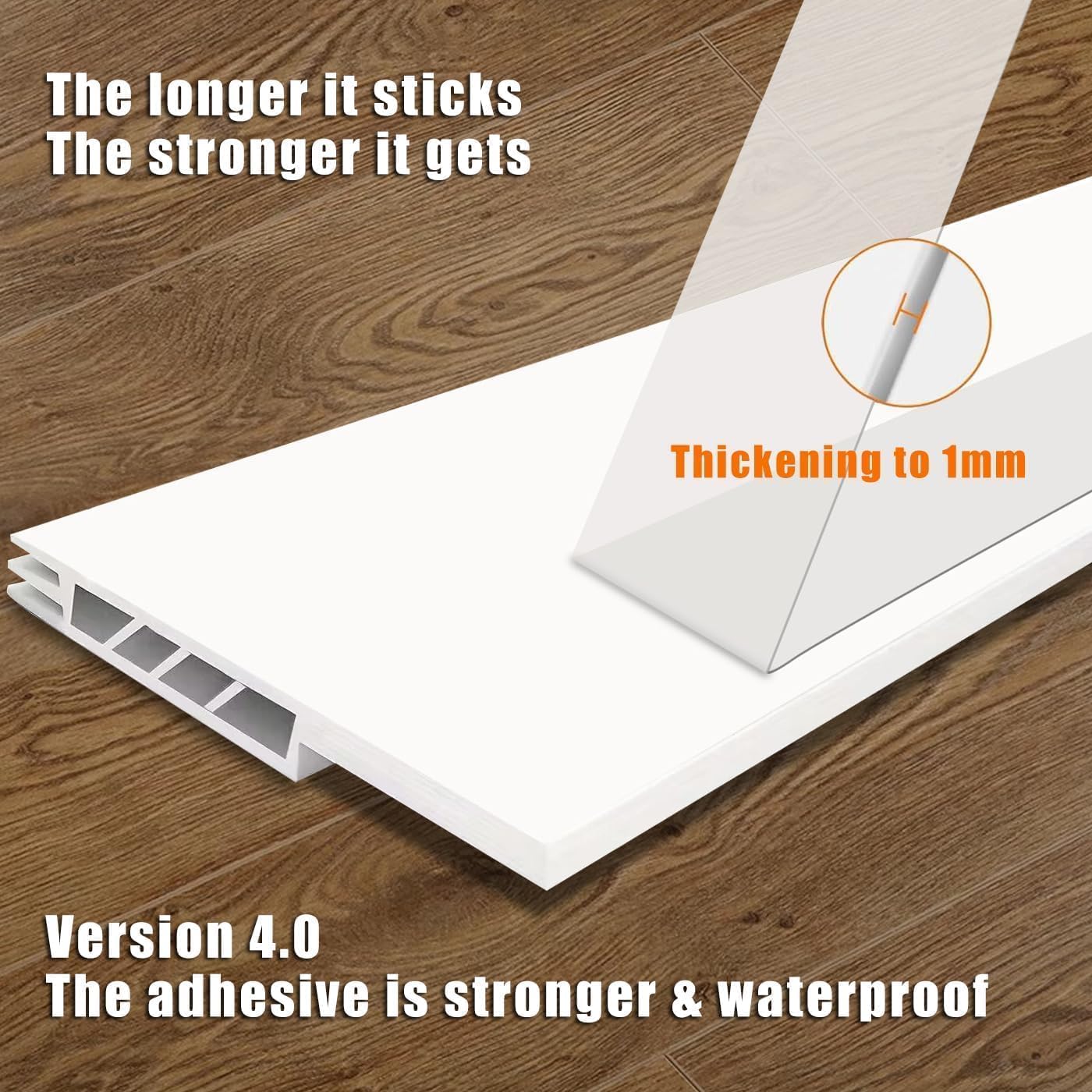 Suptikes_2_Pack_Door_Draft_Stopper，Door_Sweep_for_Exterior_&_Interior_Doors,Door_Bottom_Seal_Dust_and_Noise_Insulation_Weather_Stripping_Draft_Guard_Insulator,_1.8"_W_x_37"_L,White