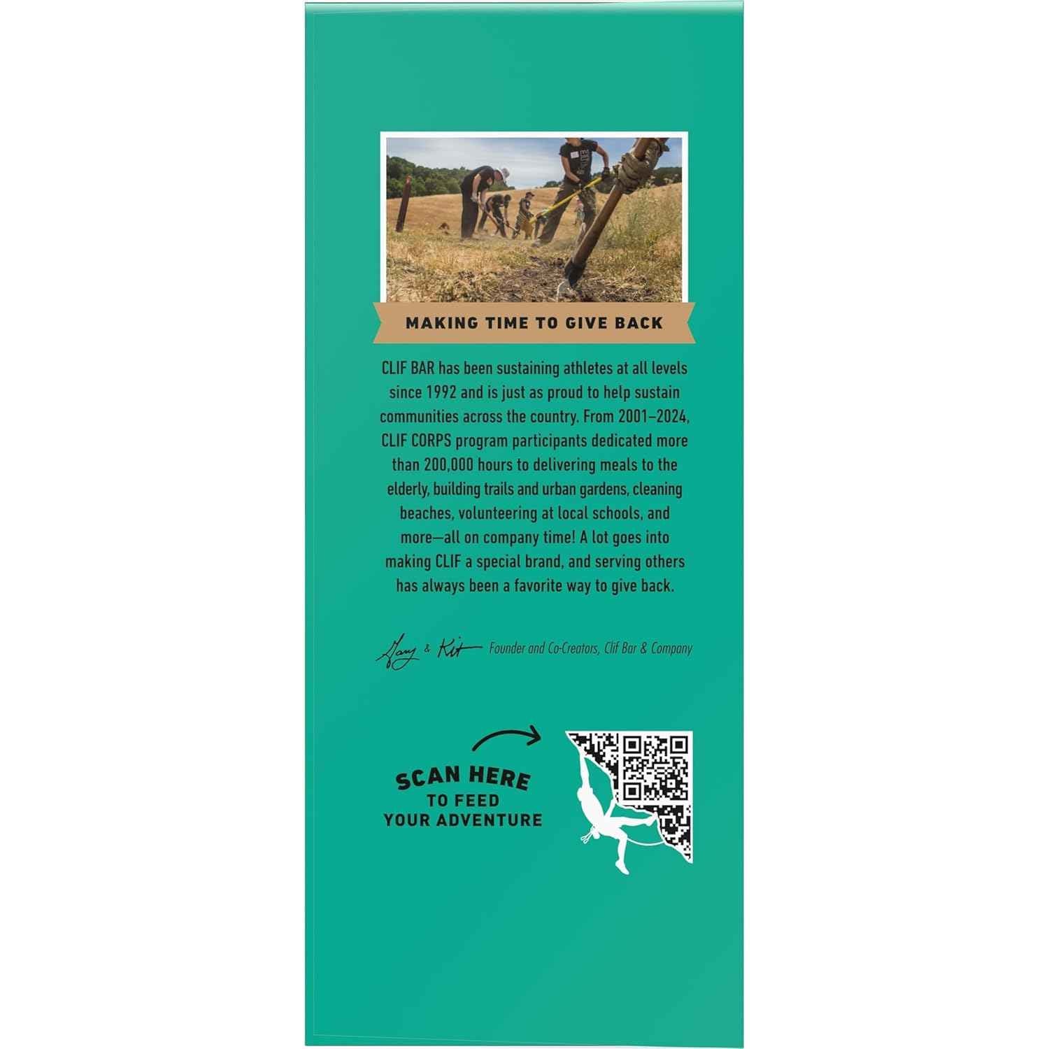 CLIF BAR - Energy Protein Bars - Cool Mint Chocolate with Caffeine - Made with Organic Oats - Energy Bars - Non-GMO