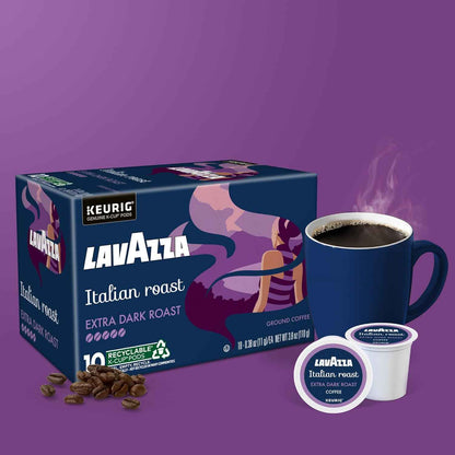 Lavazza Italian Roast, Keurig Single Serve K-Cup Pods