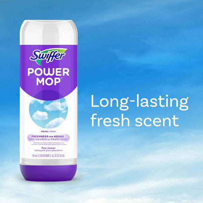 Swiffer PowerMop Floor Cleaning Solution, PowerMop Refills, Floor Cleaner for Mopping