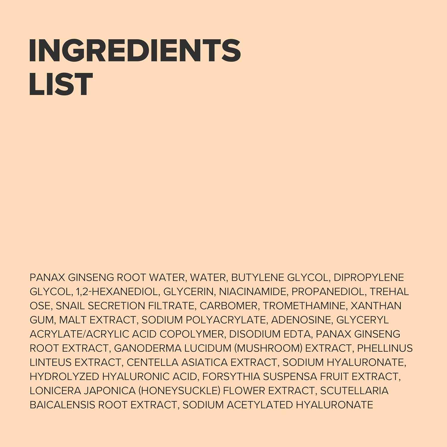 Beauty of Joseon Revive Snail Mucin Ginseng Serum Hydrating Peptide Facial Moisturizer Dark Spot Acne Scar Remover for Sensitive Face. Korean Skin Care for Men and Women