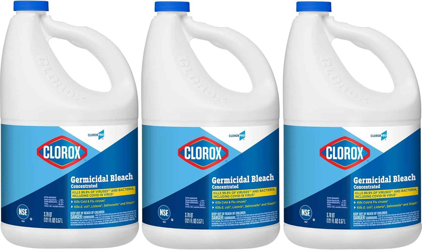 Clorox® Ultra Germicidal Bleach, 121 Oz, Case Of 3