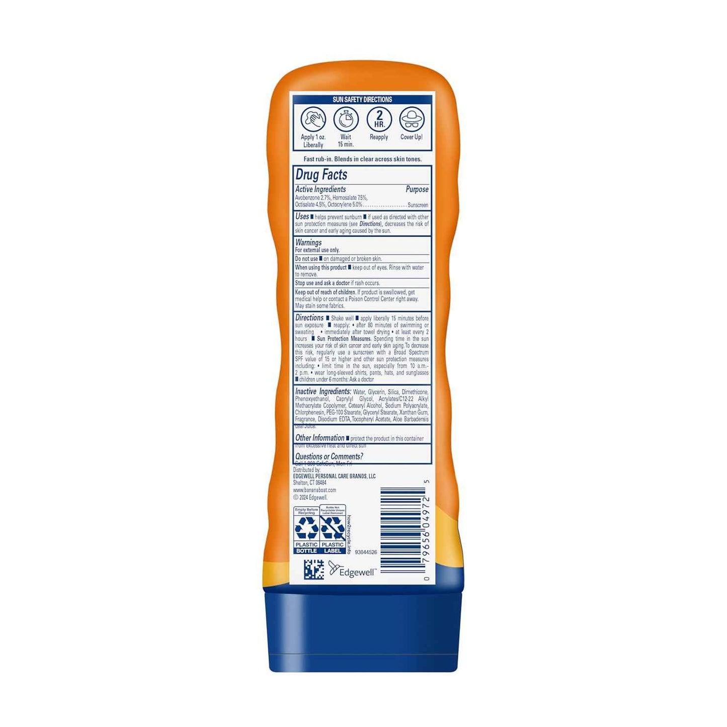 Banana Boat Sport Ultra Sunscreen Lotion | Banana Boat Sunscreen, Oxybenzone Free, Sunblock, Water Resistant