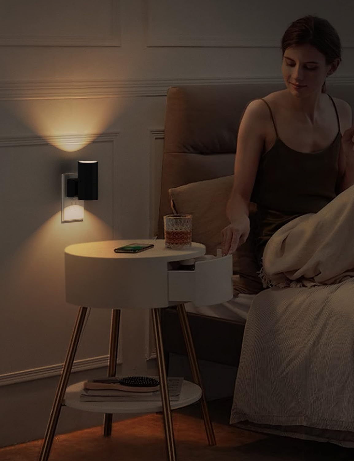 L_LOHAS_LED_Night_Light_Plug_in,_Modern_Night_Lights_Plug_into_Wall,_Dusk_to_Dawn_Sensor,_Soft_White/Daylight_White/Multicolor/Amber/Red/Blue/Purple,_0-100LM_Adjustable_Brightness,_Dimmable_Night_Lights_for_Hallway_Bedroom_Stairway