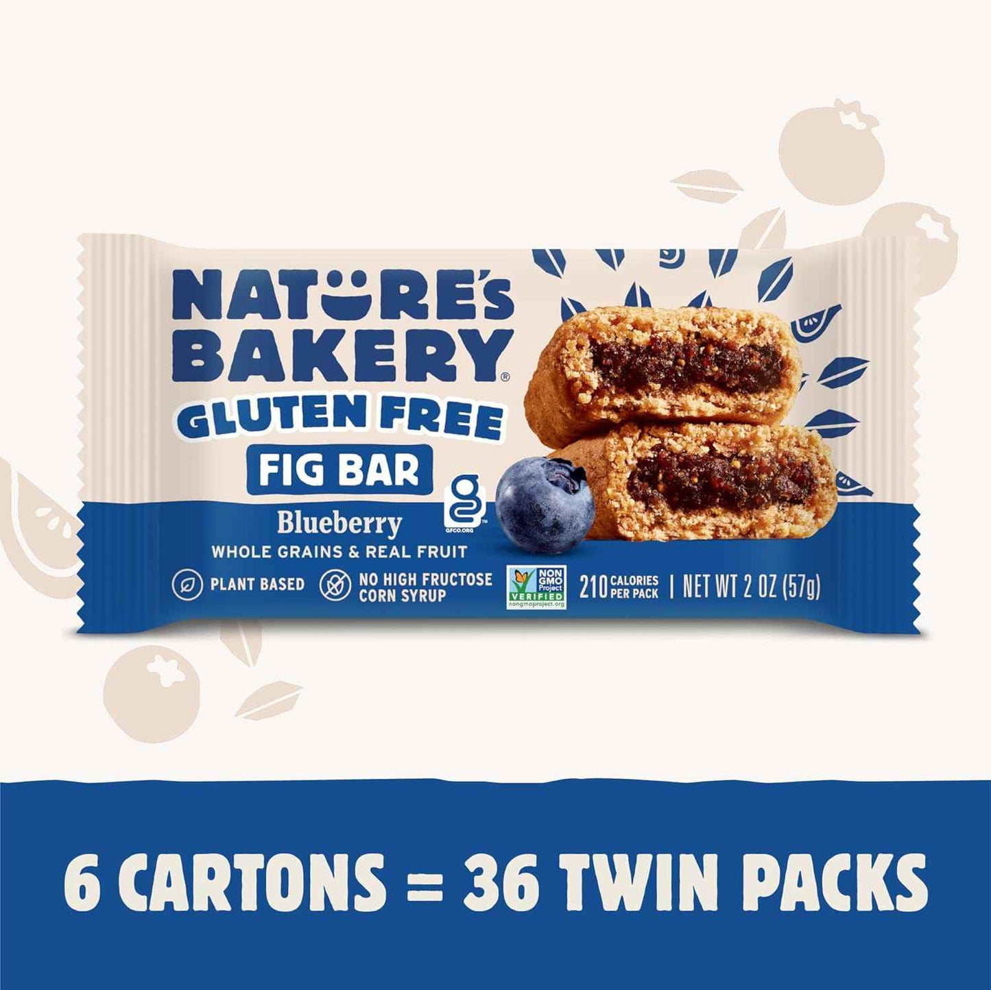 Nature’s Bakery Gluten Free, Real Fruit, Vegan, Non-GMO, Snack bar