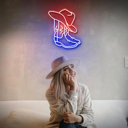 Kavaas_Cowboy_Boot_Neon_Sign,_Neon_Cowboy_Hat_Sign_for_Wall_Decor_|_Western_Neon_Sign_for_Bedroom,_Bar,_Office,_Man_Cave_-_Best_Gifts_for_Rodeo_Enthusiast,_Birthday,_Christmas