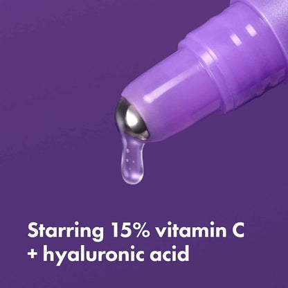 Hero Cosmetics Dark Spot Correct Spot-Fading 15% Vitamin C plus Hyaluronic Acid Serum. Improves the Look of Post Blemish Marks in 7 Days. Twist Applicator and Rollerball Tip for Easy Application. 10mL