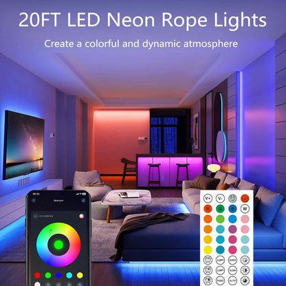 Neon_Rope_Lights_6FT/20FT/60FT/65.6FT/80FT_–_32.8FT_RGB_Flexible_LED_Strip,_App_&_Remote_Control,_Multi-Mode,_IP67_Waterproof,_Music_Sync_–_Perfect_for_Bedroom_&_Outdoor_Decor