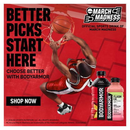 BODYARMOR_Flash_I.V._Electrolyte_Beverage,_Tropical_Punch,_Hydration_Drink_with_Coconut_Water_For_Rapid_Rehydration,_Post_Workout_Recovery,_20_Fl_Oz_(Pack_of_12)