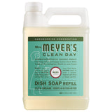 MRS. MEYER'S CLEAN DAY Liquid Dish Soap Refill, Biodegradable Formula, Basil, 48 fl. oz