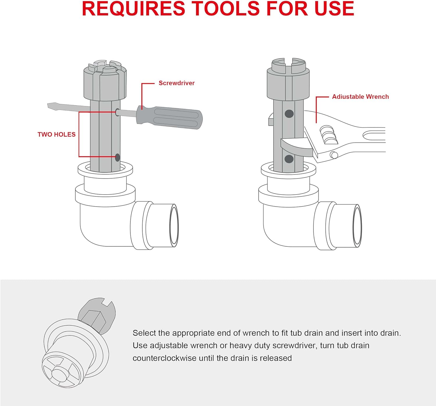HAUTMEC_Tub_Drain_Remover_Wrench_Tool_Heavy_Duty_Aluminum_Shower_Bathtub_Drain_Removal_Tool_PL0030