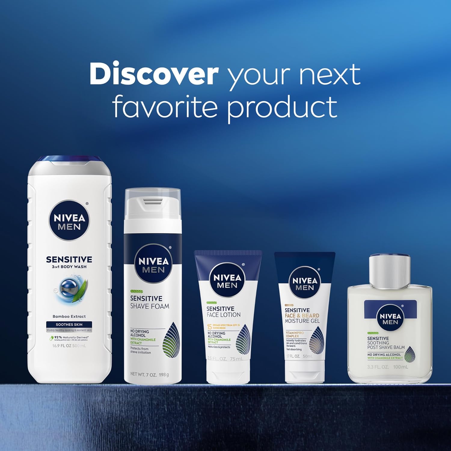NIVEA_MEN_Sensitive_Body_Wash_with_Bamboo_Extract,_Moisturizing_Body_Wash_for_Sensitive_Skin,_Soap_Free_Shower_Gel_for_Men_with_No_Drying_Alcohol,_16.9_Fl_Oz_Bottle,_Pack_of_3