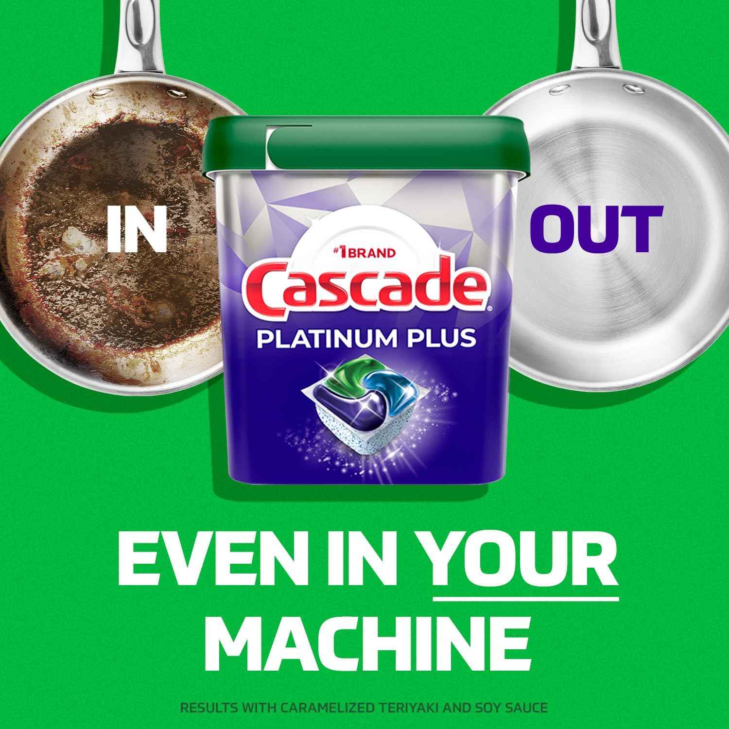 Cascade Platinum Plus Dishwasher Pod, Dish Detergent ActionPacs, Dishwasher Detergent