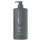 DOVE MEN + CARE Shampoo 1 count Charcoal + Clay for Real Hair that Powers Up Hair Strength, with Deep Purifying Benefits, 28 Fl oz