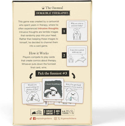 Horrible Therapist: by Exploding Kittens - A Card Game for 3-8 Players, Ages 17+ - Adult Party Game for Family Night