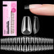 2-3-Short Coffin 160pcs (Flat-X Nail Tips )