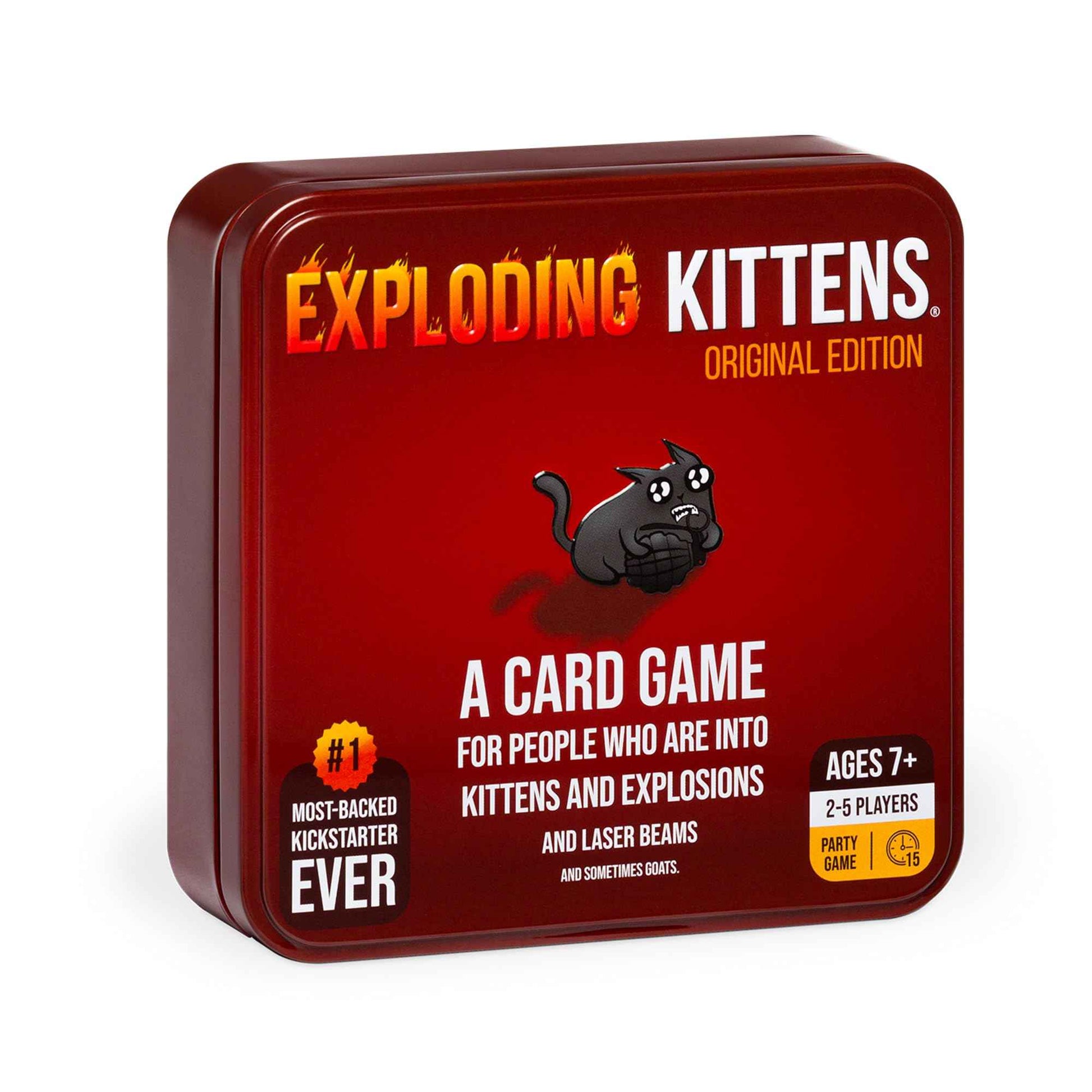 Exploding Kittens Party Pack - 2-10 Players - Ages 7+ - 15 Minutes to Play - Party & Family Card Game for Kids & Adults