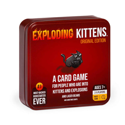 Exploding Kittens Party Pack - 2-10 Players - Ages 7+ - 15 Minutes to Play - Party & Family Card Game for Kids & Adults