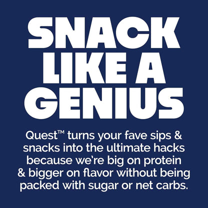 Quest Nutrition Crispy Cookies & Cream Hero Protein Bar, 18g Protein, 1g Sugar, 3g Net Carb, Gluten Free, Protein Snack, Keto Friendly, 12 Count