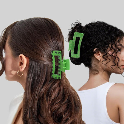 ANBALA_3Pcs_St_Patricks_Day_Claw_Clips_for_Thick_Thin_Hair,_3"_Strong_Hold_Square_Claw_Clips_for_Women_Girls_Non-Slip_Green_Shamrock_Irish_Clover_Hair_Clip_St_Patricks_Day_Accessories