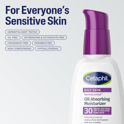 Cetaphil_DermaControl_Oil_Absorbing_Moisturizer_with_SPF_30,_For_Sensitive,_Oily_Skin,_4_Fl_oz,_Absorbs_Oil,_Reduces_Shine,_Hydrates,_Protects,_No_Added_Fragrance