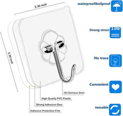 Adhesive_Hooks_Kitchen_Wall_Hooks_-_24_Packs_Heavy_Duty_24lb(Max)_Nail_Free_Transparent,Waterproof,Sticky_Stainless_Hangers_for_Keys,Bathroom,_Shower,_Outdoor,_Kitchen,Door,Home_Improvement,Utility