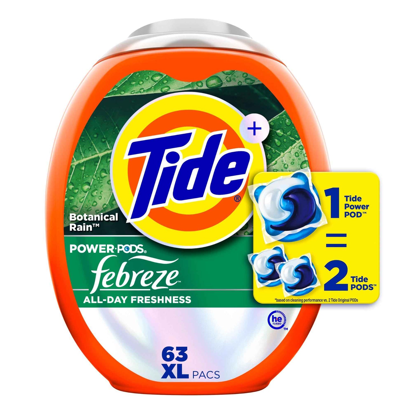 Tide Power Pods with Febreze Laundry Detergent Pacs, All-Day Freshness