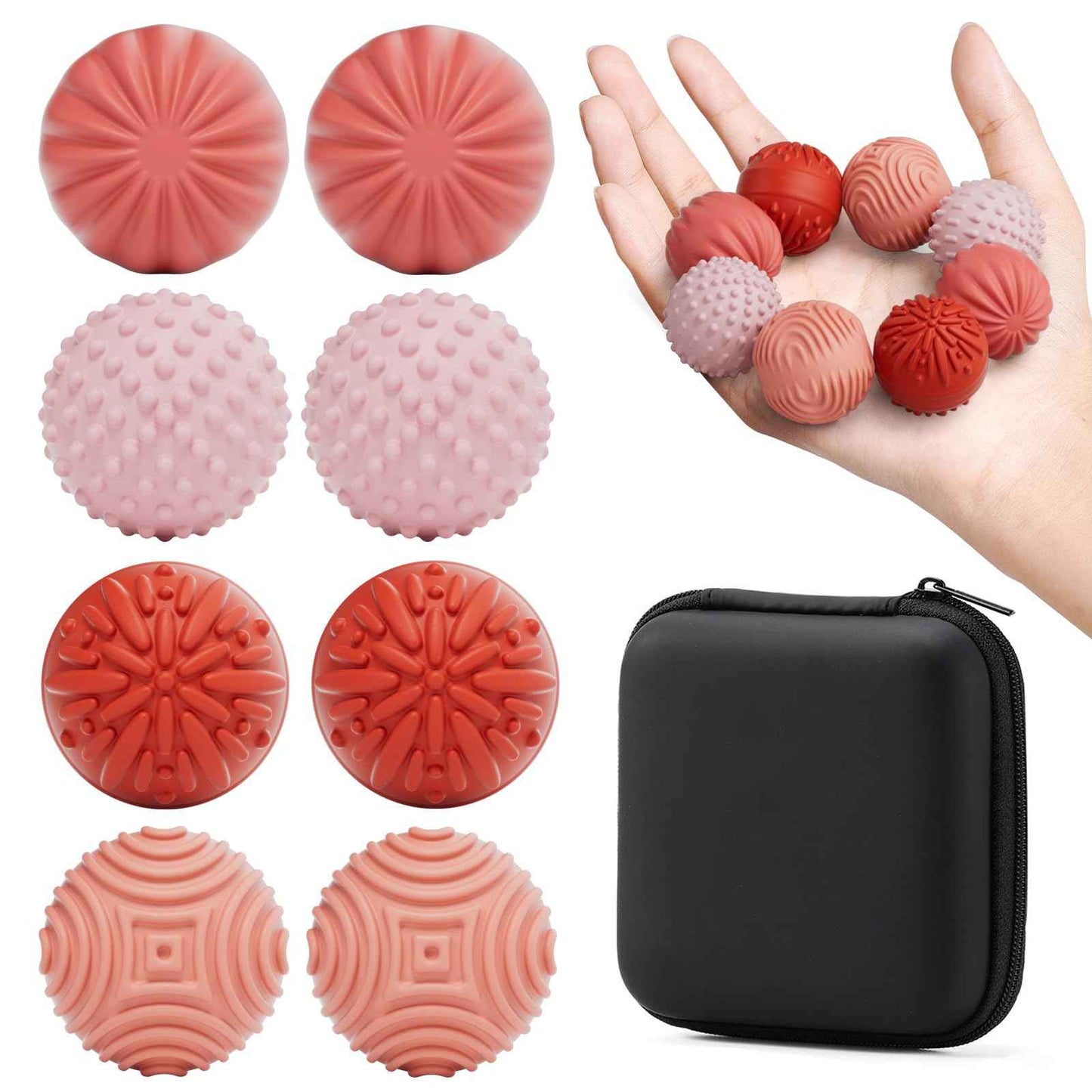 Silicone Magnetic Balls Fidget Toys for Adults & Teens, Stress Relief Sensory Toys for Autism ADHD Anxiety,Fun Textures Gadgets,Office Desk Toy,Stocking Stuffers for Women Men Teen Gift
