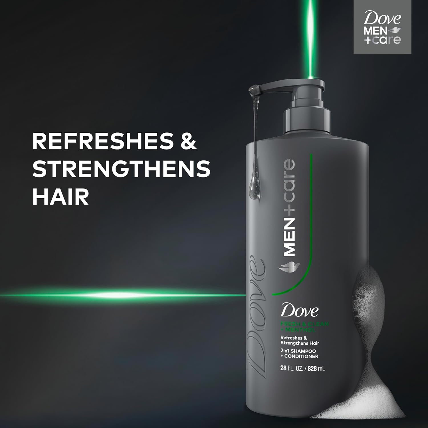 DOVE_MEN_+_CARE_Shampoo_1_count_Fresh_+_Clean_for_Hair_Refreshing_&_Strengthening,_with_Menthol,_28_fl_oz