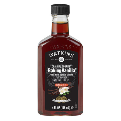 Watkins All Natural Original Gourmet Baking Vanilla Extract, 4 Fl Oz (Pack of 1)