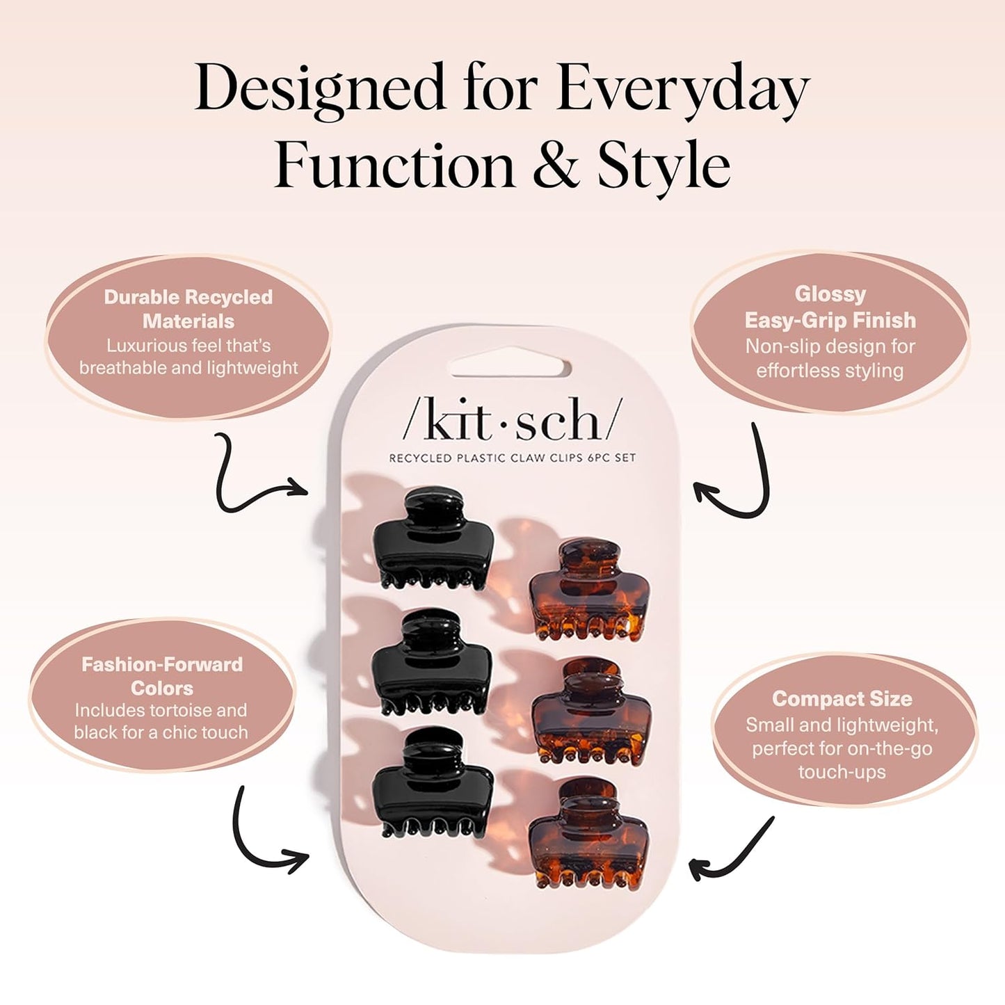 Kitsch_Small_Hair_Clips_for_Women_-_Stays_In_Place_Without_Pulling_or_Snagging_|_Durable_Plastic,_Sturdy_Small_Claw_Clips_|_Ideal_Gifts_for_Women_-_Black_&_Tortoise,_6_Pcs