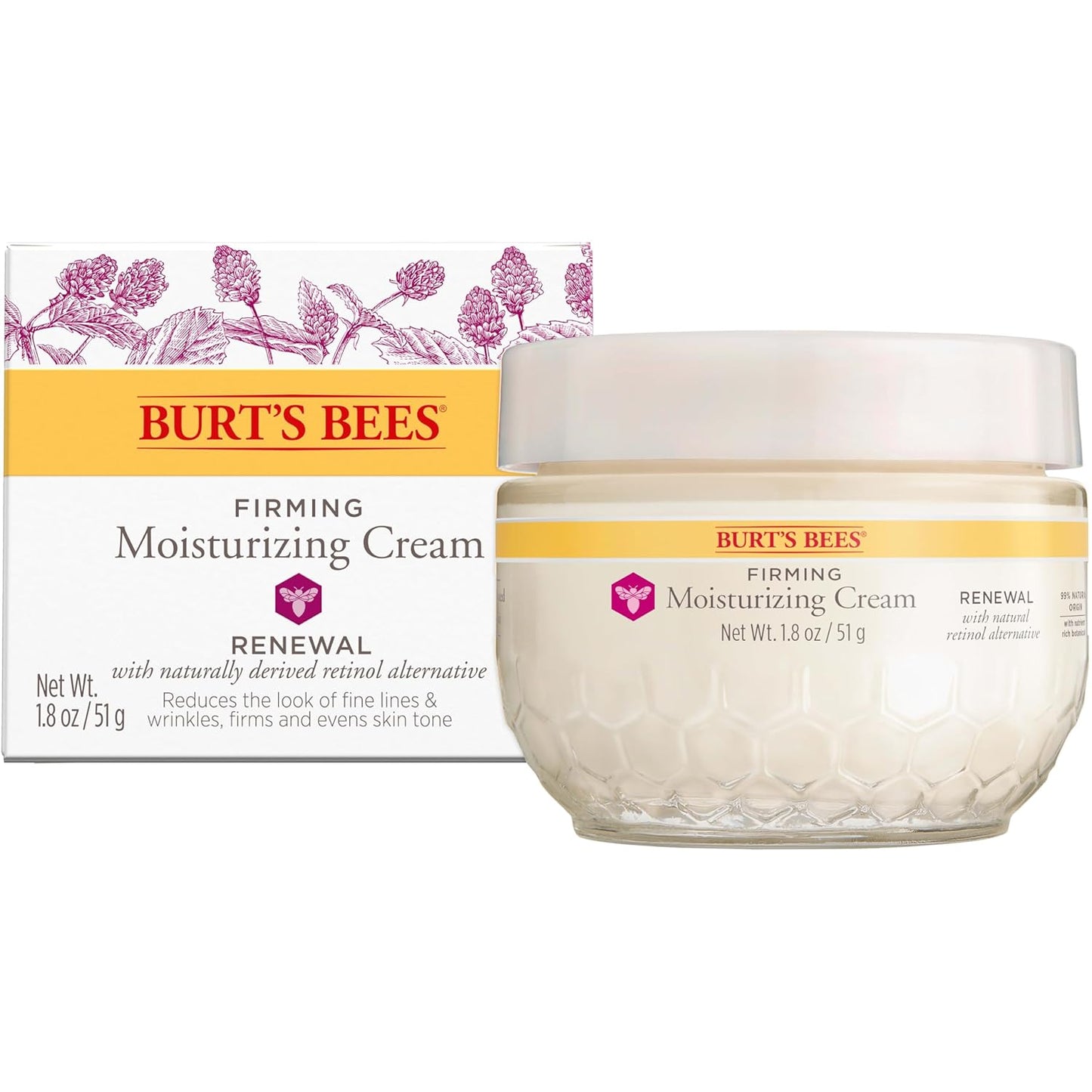 Burt's_Bees_Renewal_Firming_Face_Cream,_Anti-Aging_Retinol_Alternative,_Moisturizing_Natural_Origin_Skin_Care,_1.8_Ounce