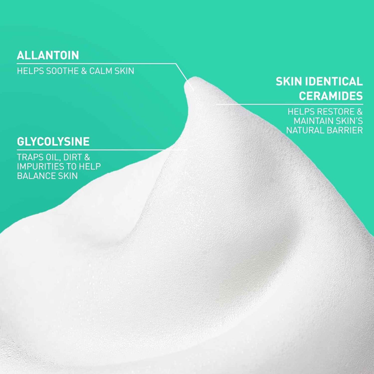CeraVe Balancing Air Foam Face Wash, Foaming Facial Cleanser For Combination Skin, 8HR Oil Control + 24HR Hydration, Fragrance-Free & Non-Comedogenic, With Glycolysine™ & 3 Essential Ceramides, 8oz