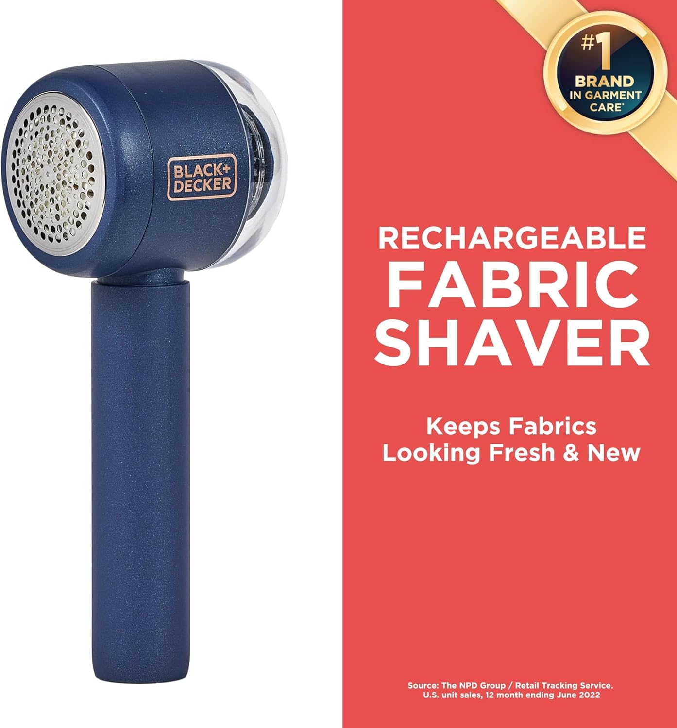 BLACK+DECKER_Rechargeable_USB-C_Fabric_&_Garment_Shaver_–_Large_Capacity_Lint_Remover_for_Clothing_and_Upholstery,_6_Stainless_Steel_Blades
