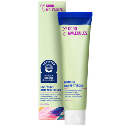 Good Molecules Lightweight Daily Moisturizer Face Cream – Non-Greasy Facial Moisturizer Face Lotion with Shea Butter & Hyaluronic Acid