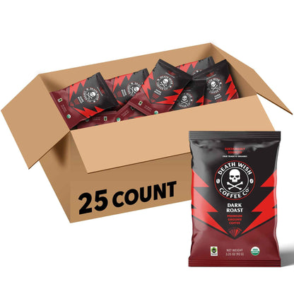 Death Wish Coffee, Organic and Fair Trade Ground Coffee, 16 oz