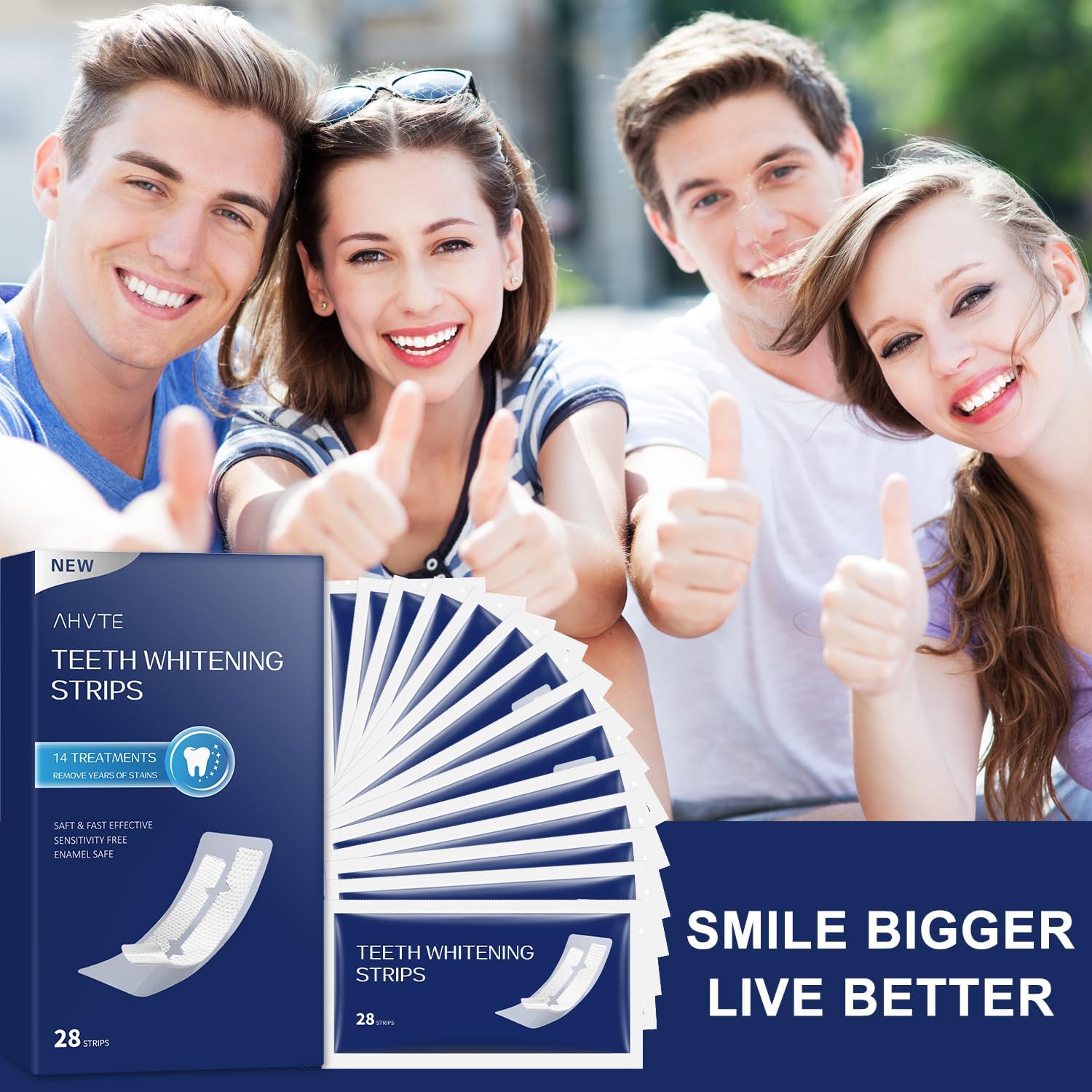 Teeth_Whitening_Strips,Enamel_Safe,_28_Strips_for_Sensitive_Teeth,Professional_and_Natural_Teeth_Whitening_Kit,14_Treatments