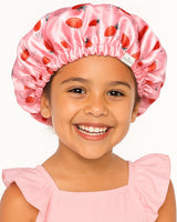 YANIBEST Baby Satin Bonnet Sleep Cap - Double Layer Reversible Adjustable Silky Satin Cap for Infant Toddler