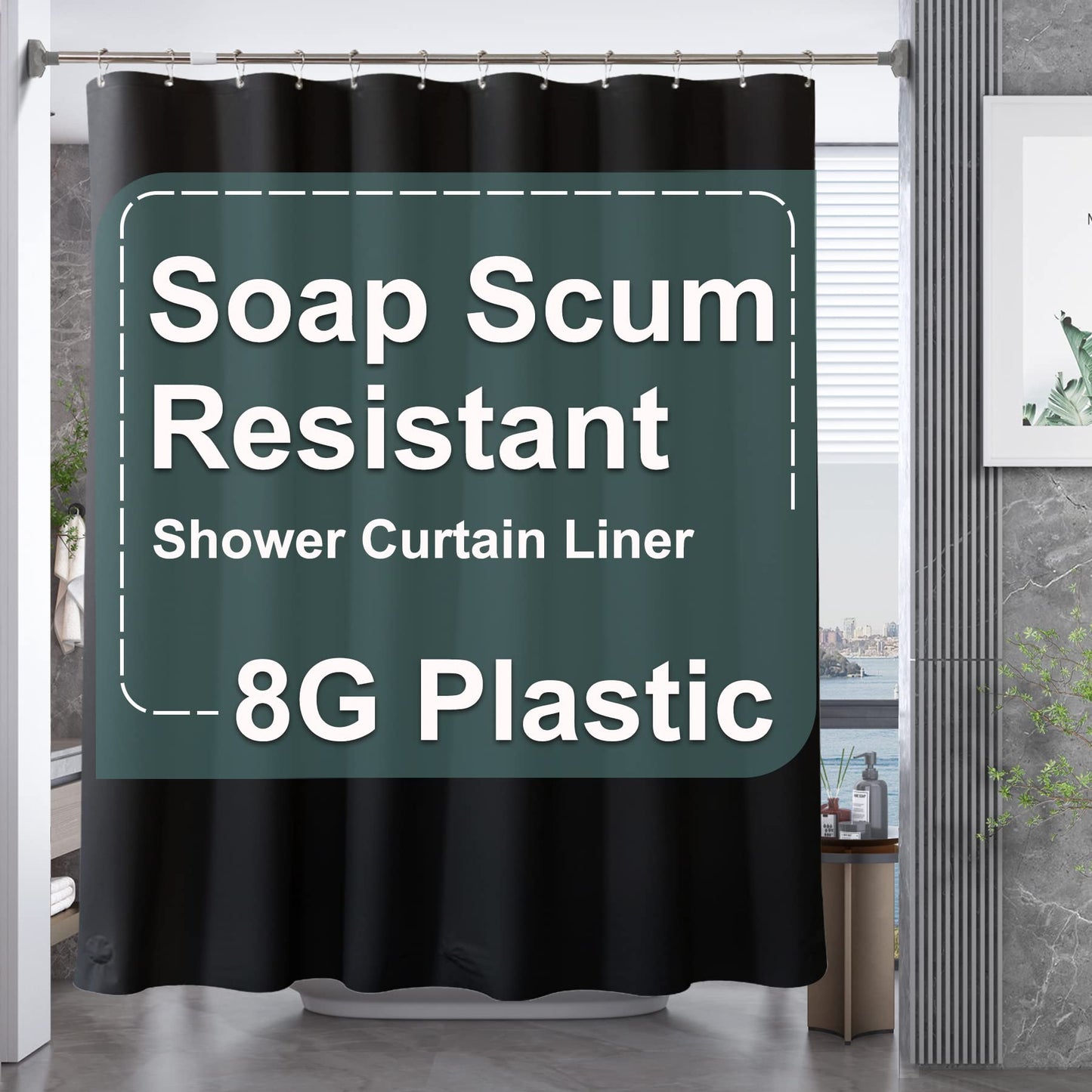 Black - 72"W x 72"L (Pack of 1)