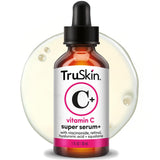 TruSkin Vitamin C Super Serum for Face - Five Skin Benefits in One Serum with Vitamin C, Retinol, Niacinamide, Hyaluronic Acid & Squalane - Brighten, Firm & Smooth the Look of Skin
