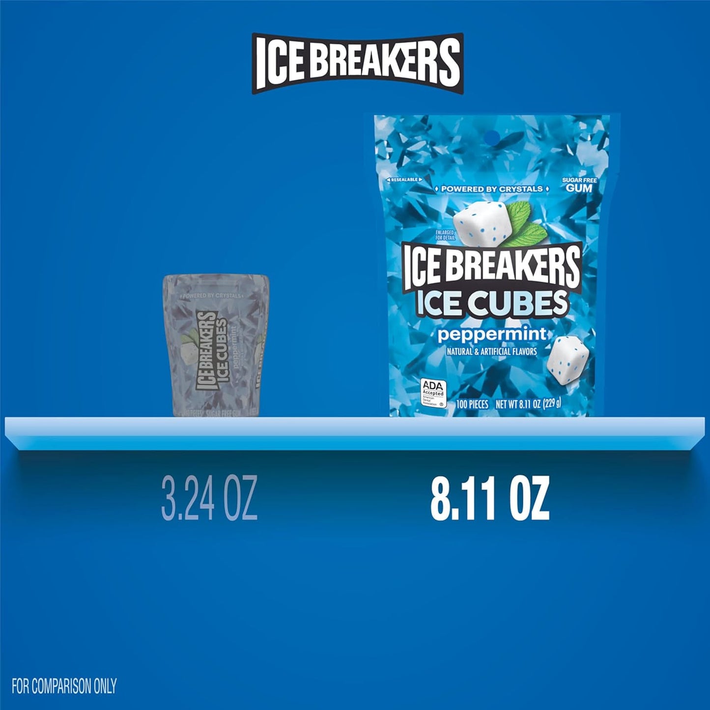 ICE_BREAKERS_Ice_Cubes_Peppermint_Sugar_Free_Chewing_Gum_Pouch,_8.11_oz_(100_Pieces)