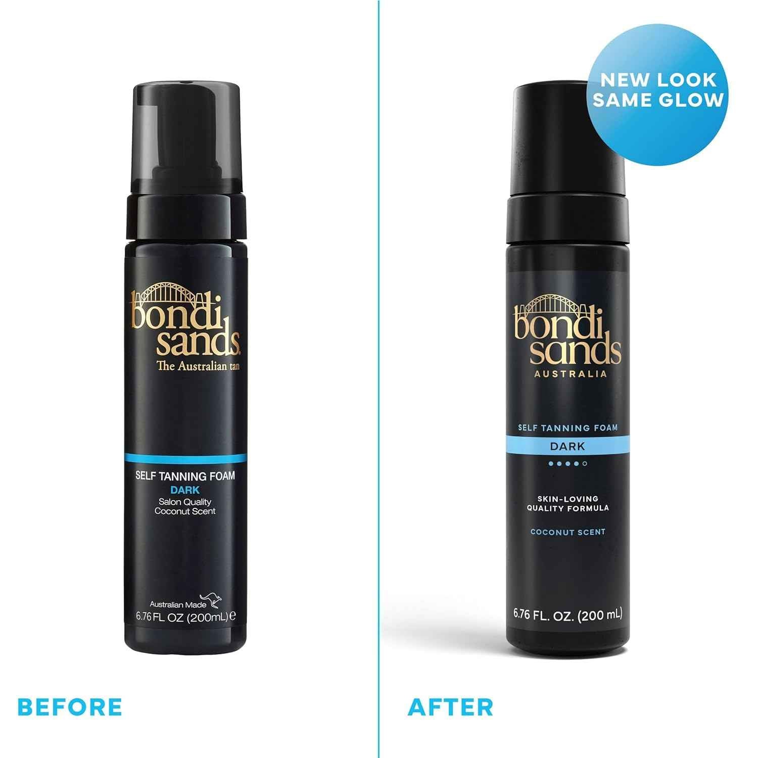 Bondi Sands Self Tanning Foam + Application Mitt | Includes Sunless Foam + Reusable Mitt for a Flawless Finish