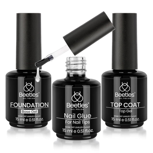 Beetles_Top_Coat_Base_Gel_&_Nail_Glue_Set-3Pcs_No_Wipe_Top_Coat_Gel_Nail_Polish_&_Base_Coat_with_9_In_1_Nail_Glue_Shine_Effect_Long_Lasting_Soak_Off_Uv_Light_Lamp_Diy_Nail_Gifts_for_Women_&_Girls