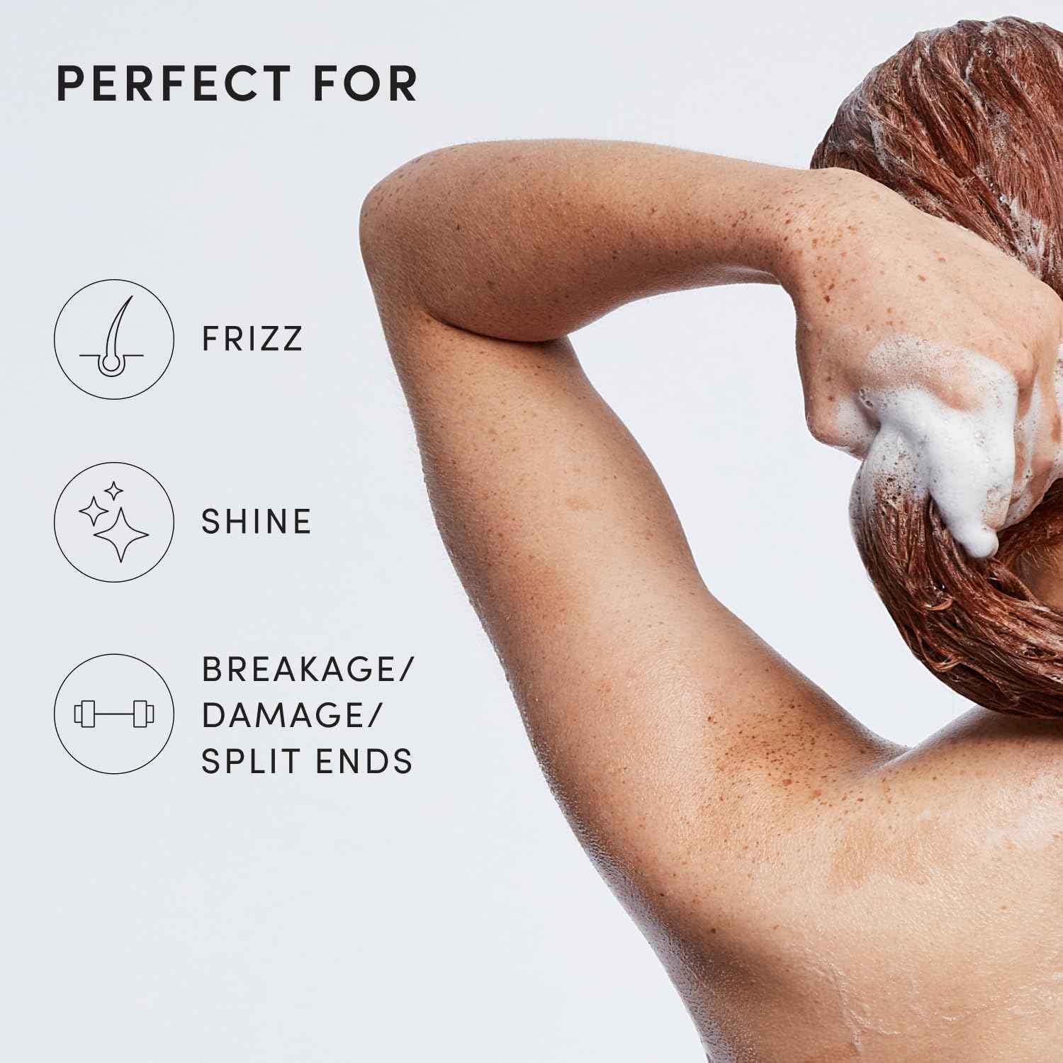OUAI Medium Hair Shampoo - Hydrating Shampoo for Color Treated Hair & Dry Scalp - Nourishes, Strengthens, Reduces Breakage & Adds Shine - Coconut Oil, Babassu, Keratin - Sulfate Free